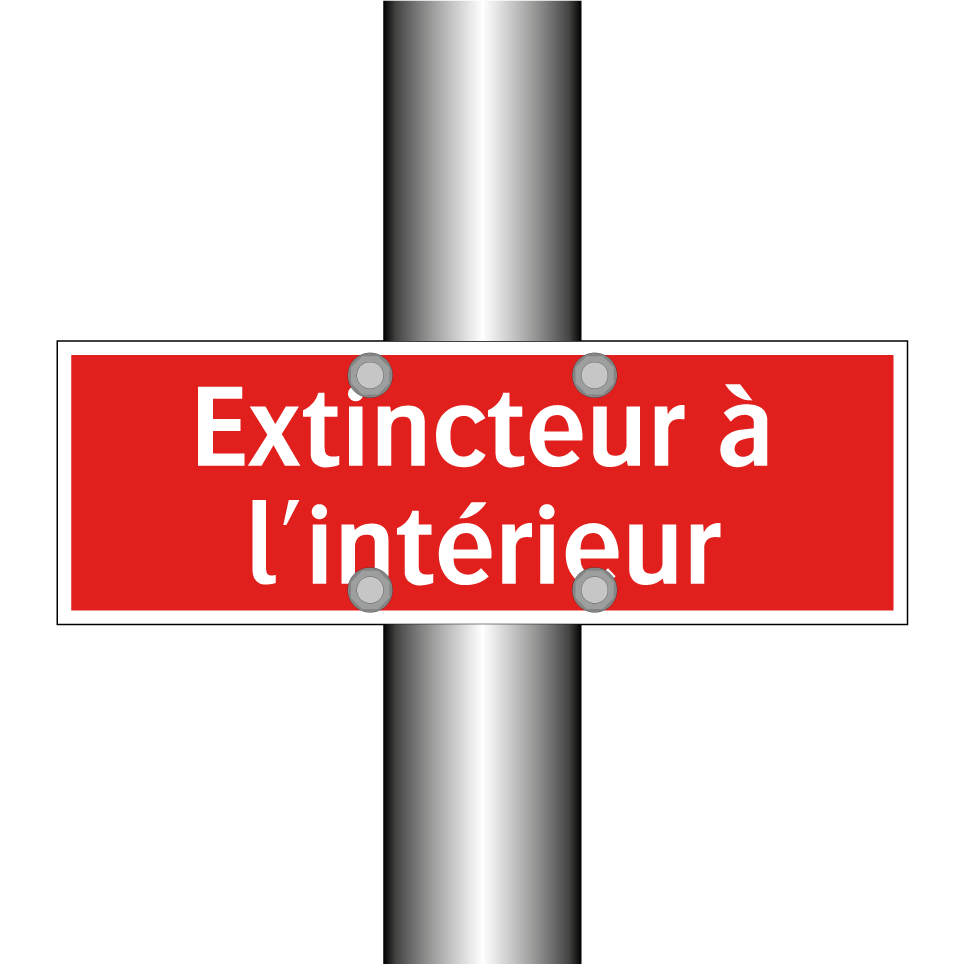 Extincteur à l'intérieur