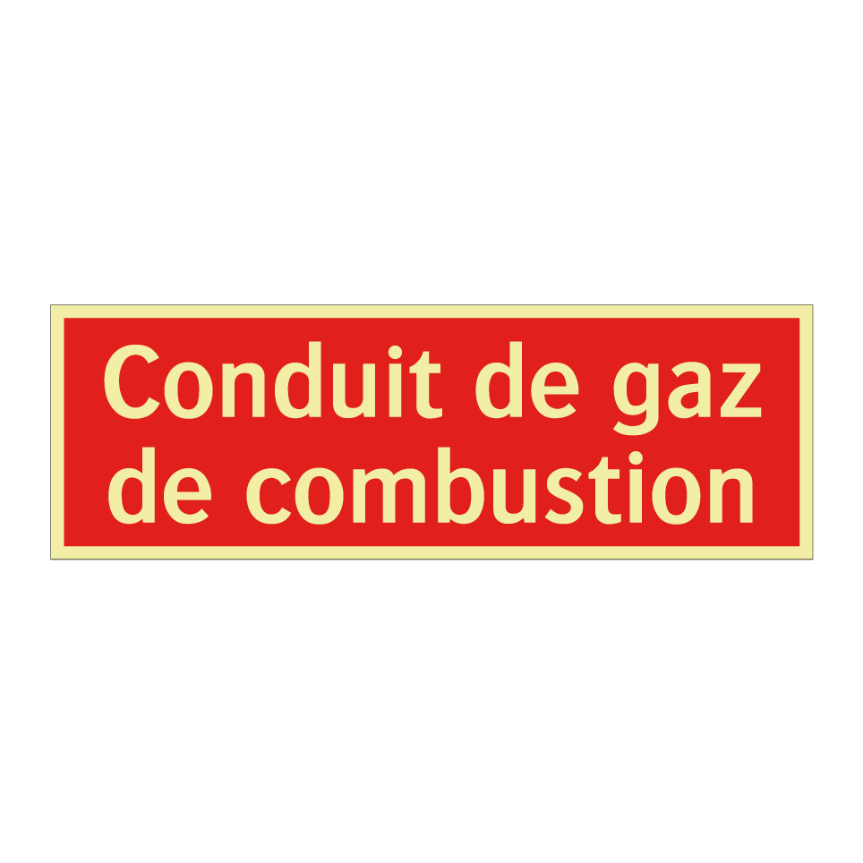 Conduit de gaz de combustion