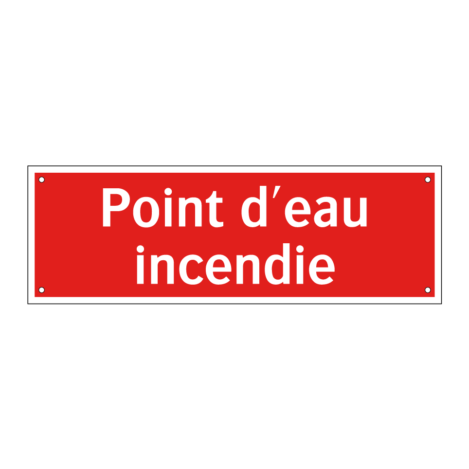 Point d'eau incendie