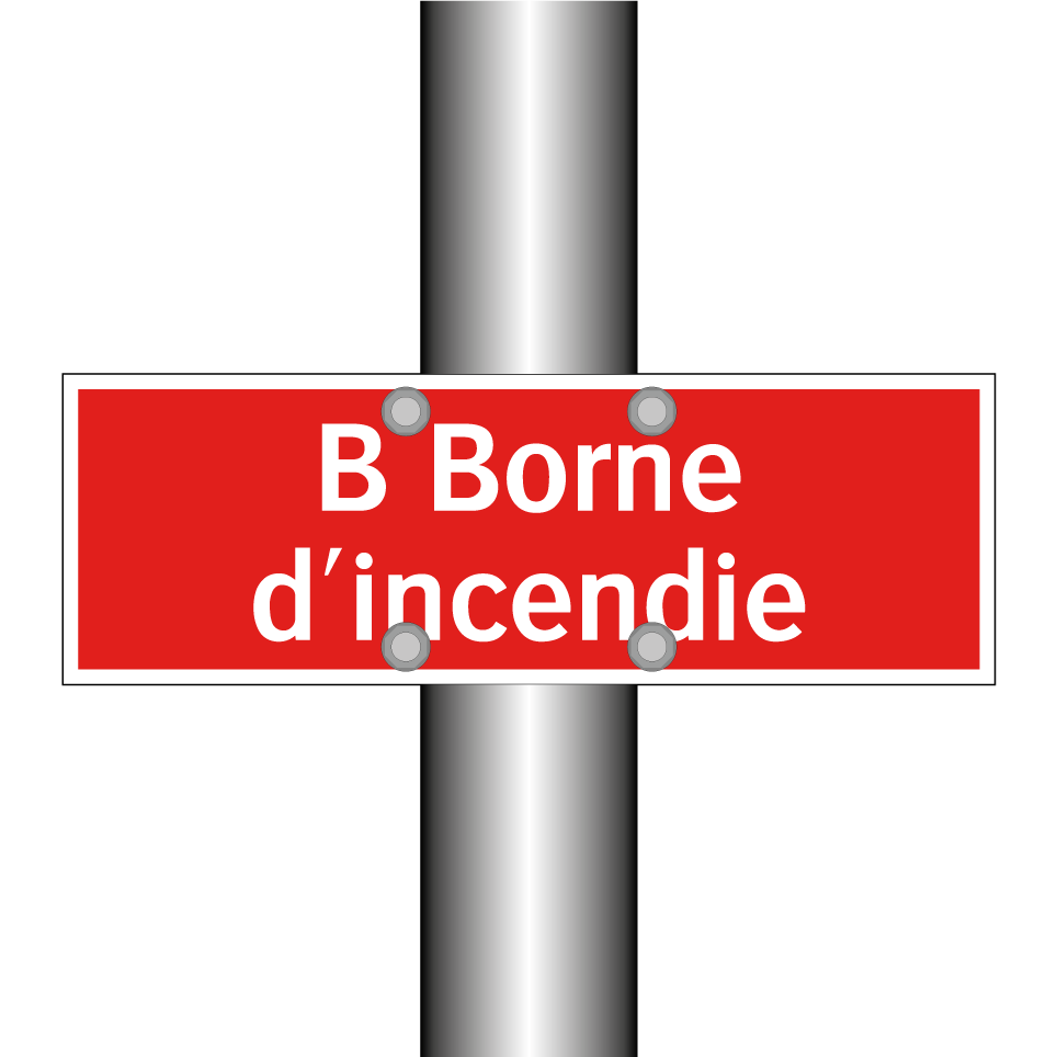 B Borne d'incendie