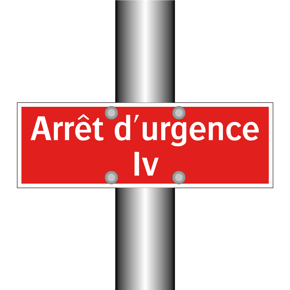Arrêt d'urgence Iv