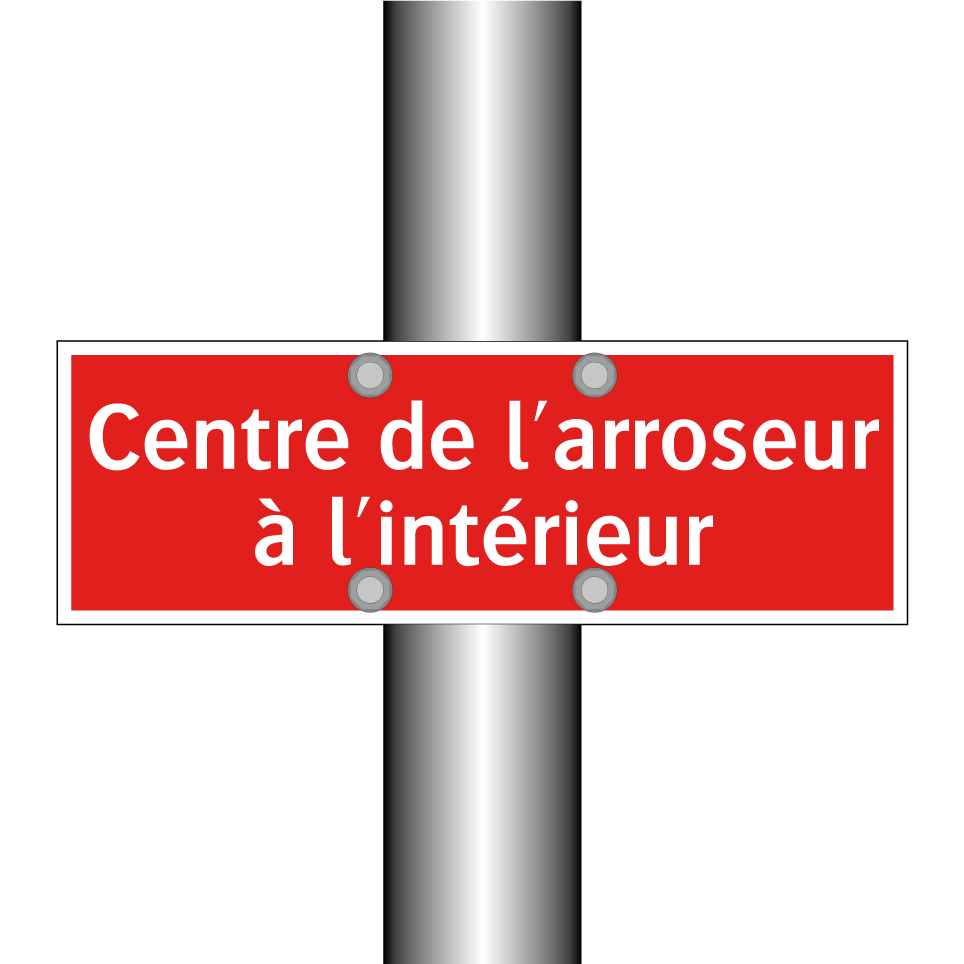 Centre de l'arroseur à l'intérieur