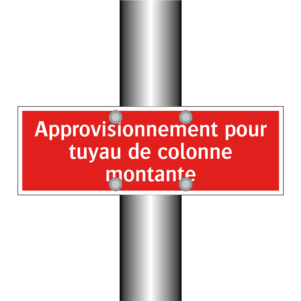 Approvisionnement pour tuyau de colonne montante