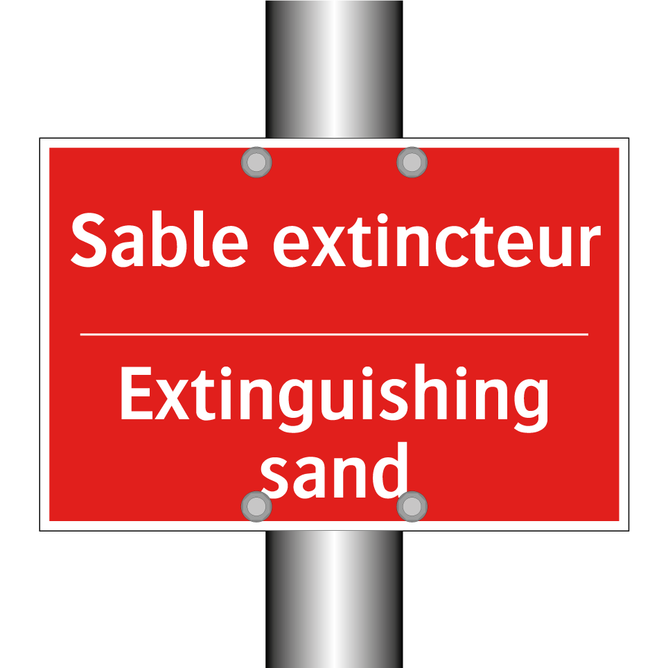 Sable extincteur - Extinguishing sand