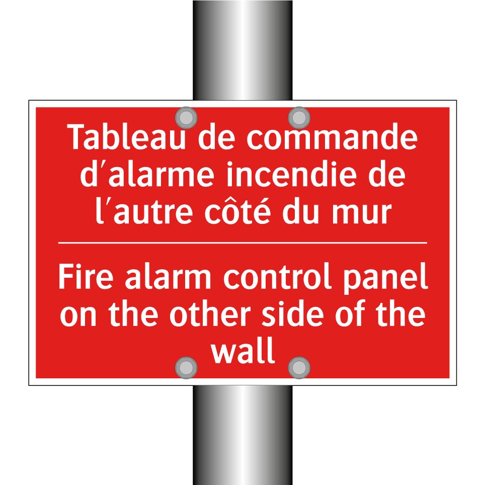 Tableau de commande d'alarme incendie /.../ - Fire alarm control panel on the /.../