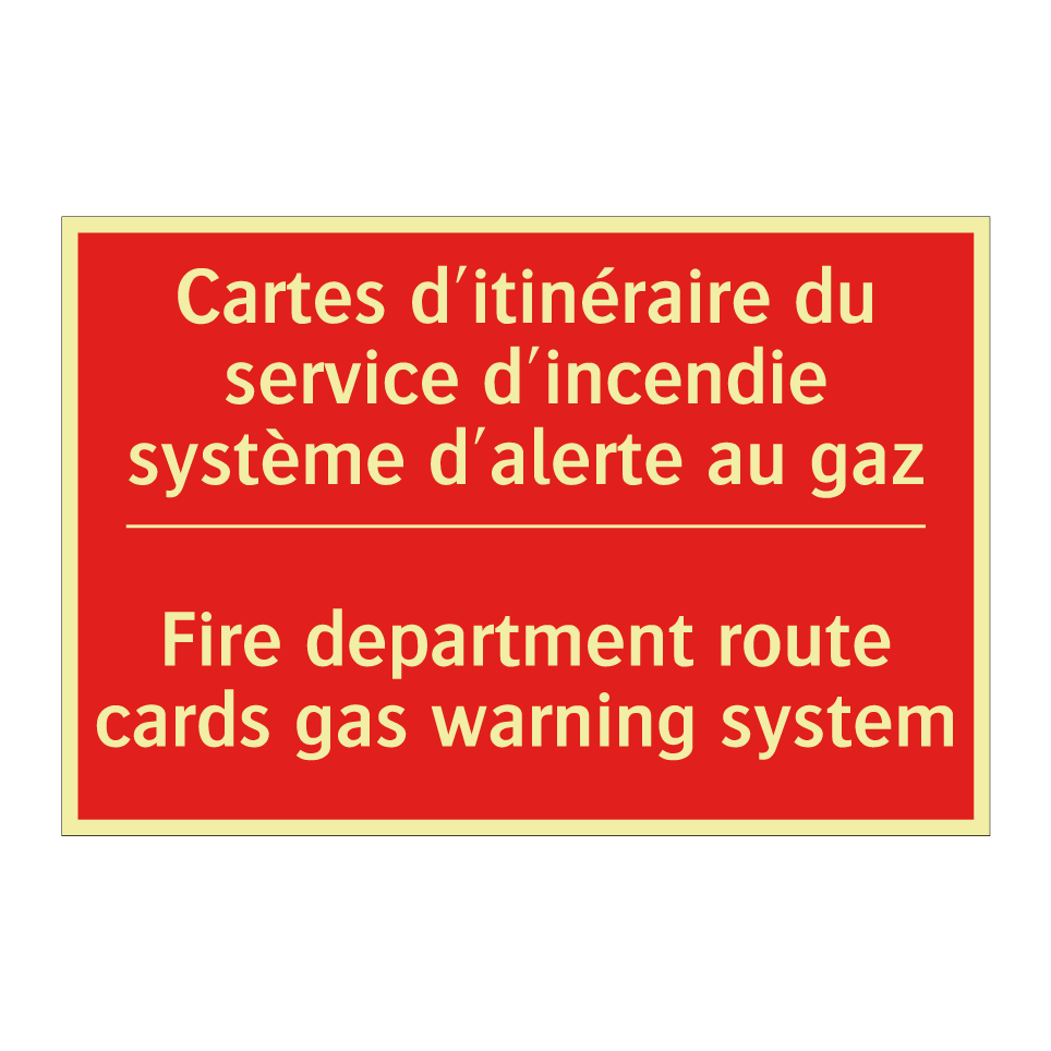Cartes d'itinéraire du service /.../ - Fire department route cards gas /.../