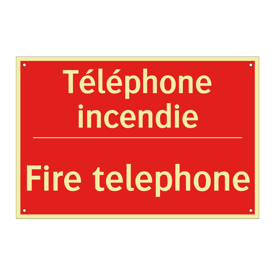 Téléphone incendie - Fire telephone