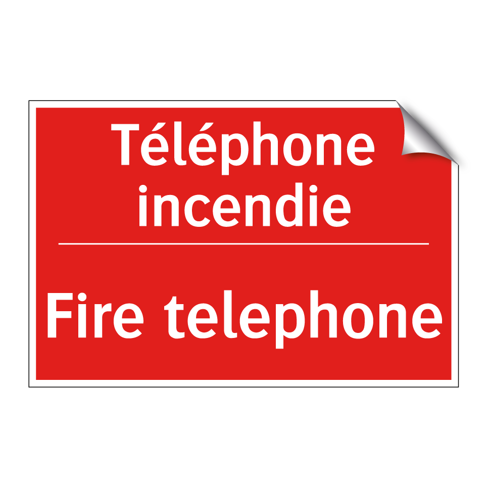 Téléphone incendie - Fire telephone
