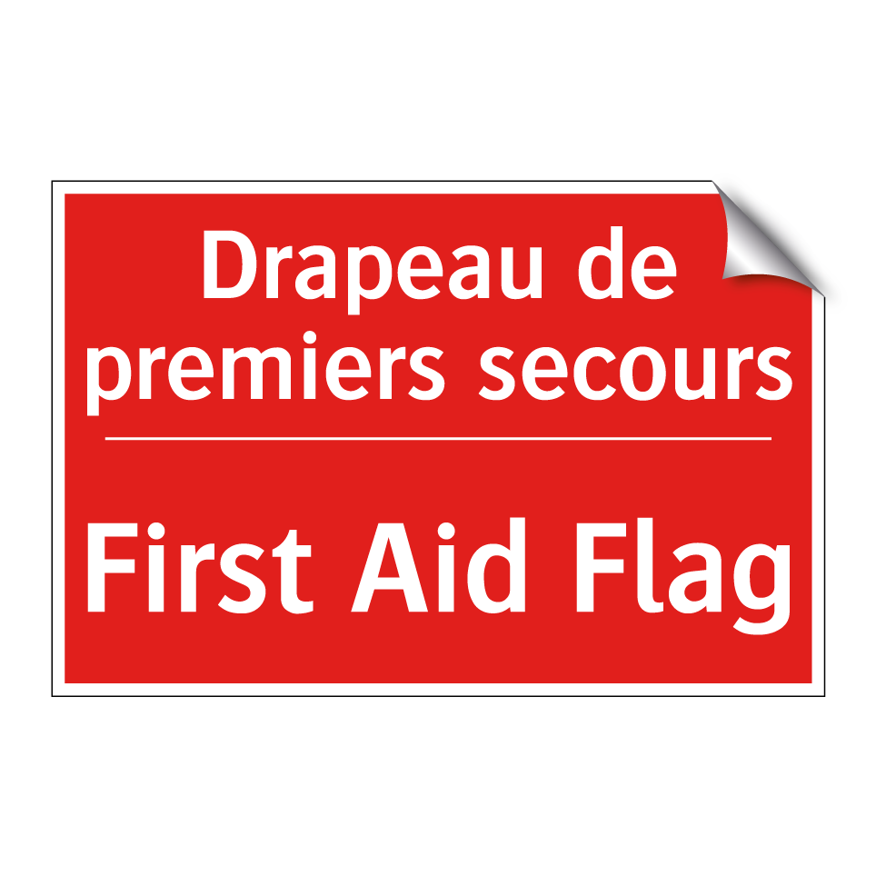 Drapeau de premiers secours - First Aid Flag