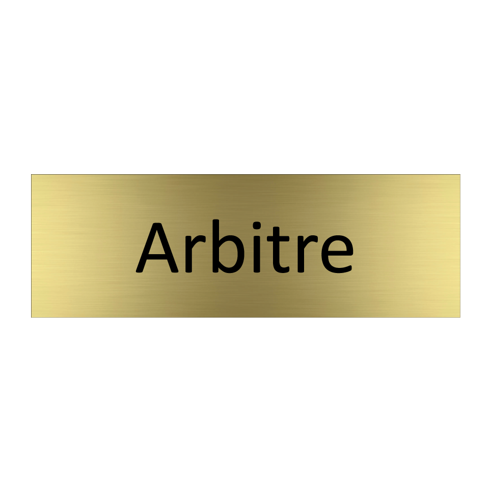 Arbitre & Arbitre & Arbitre & Arbitre & Arbitre & Arbitre
