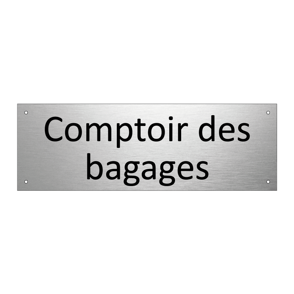Comptoir des bagages