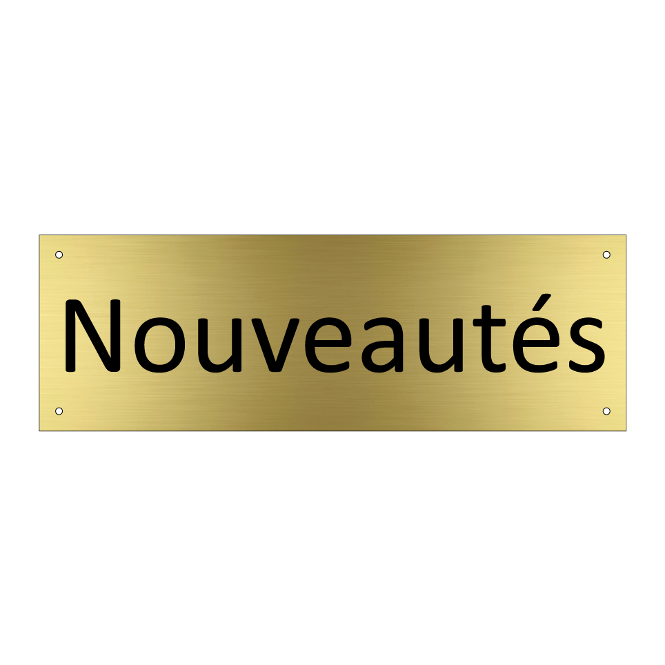 Nouveautés