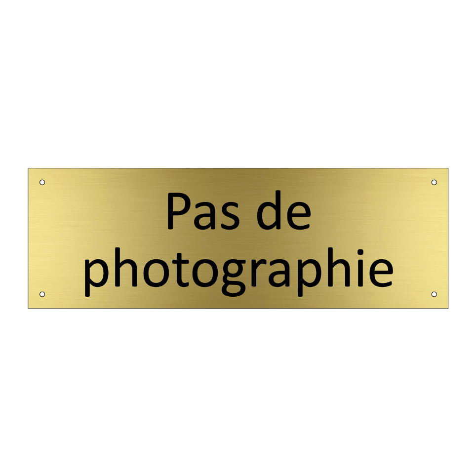 Pas de photographie
