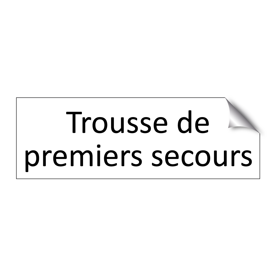 Trousse de premiers secours
