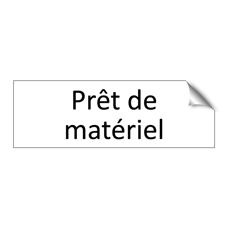 Prêt de matériel