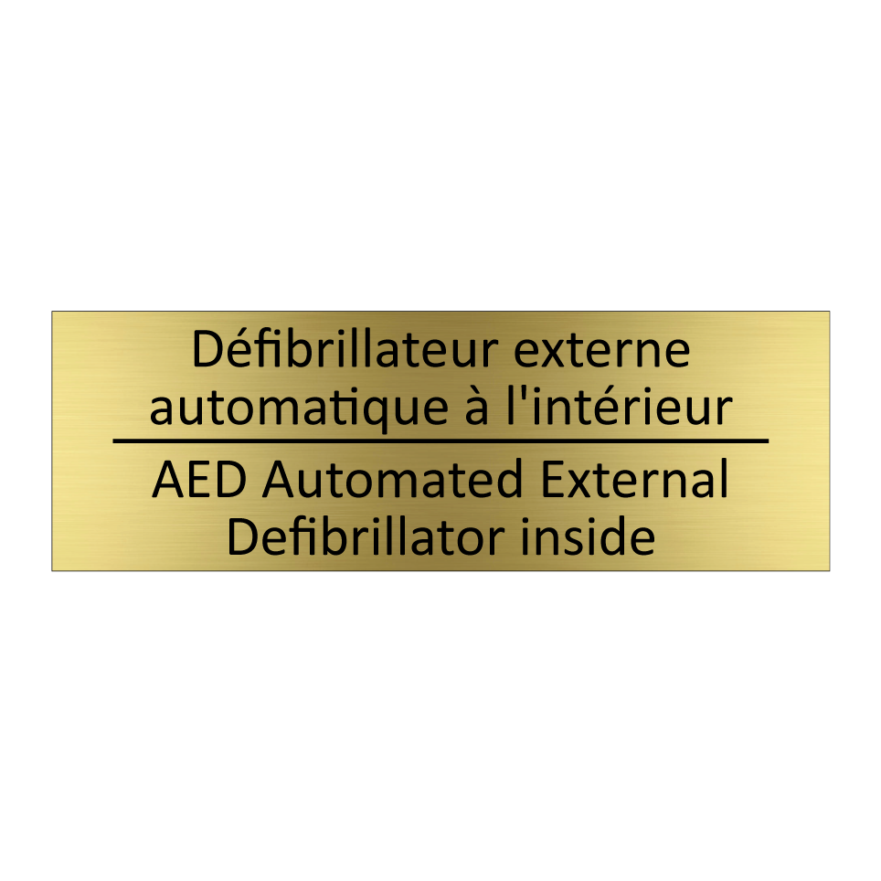Défibrillateur externe automatique /.../ - AED Automated External Defibrillator /.../