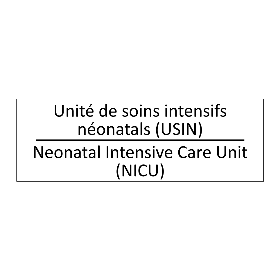 Unité de soins intensifs néonatals /.../ - Neonatal Intensive Care Unit (NICU) /.../