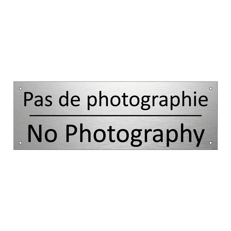 Pas de photographie - No Photography