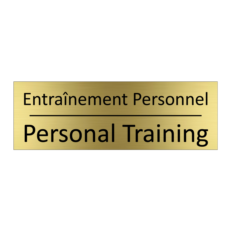 Entraînement Personnel - Personal Training