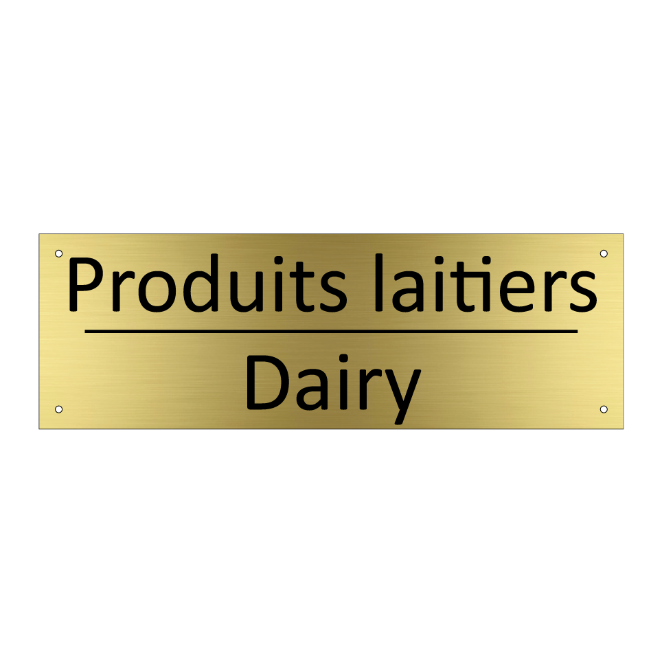Produits laitiers - Dairy
