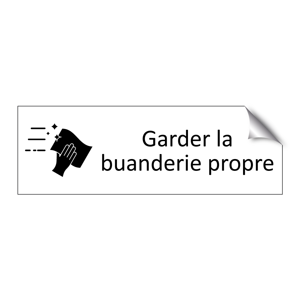 Garder la buanderie propre