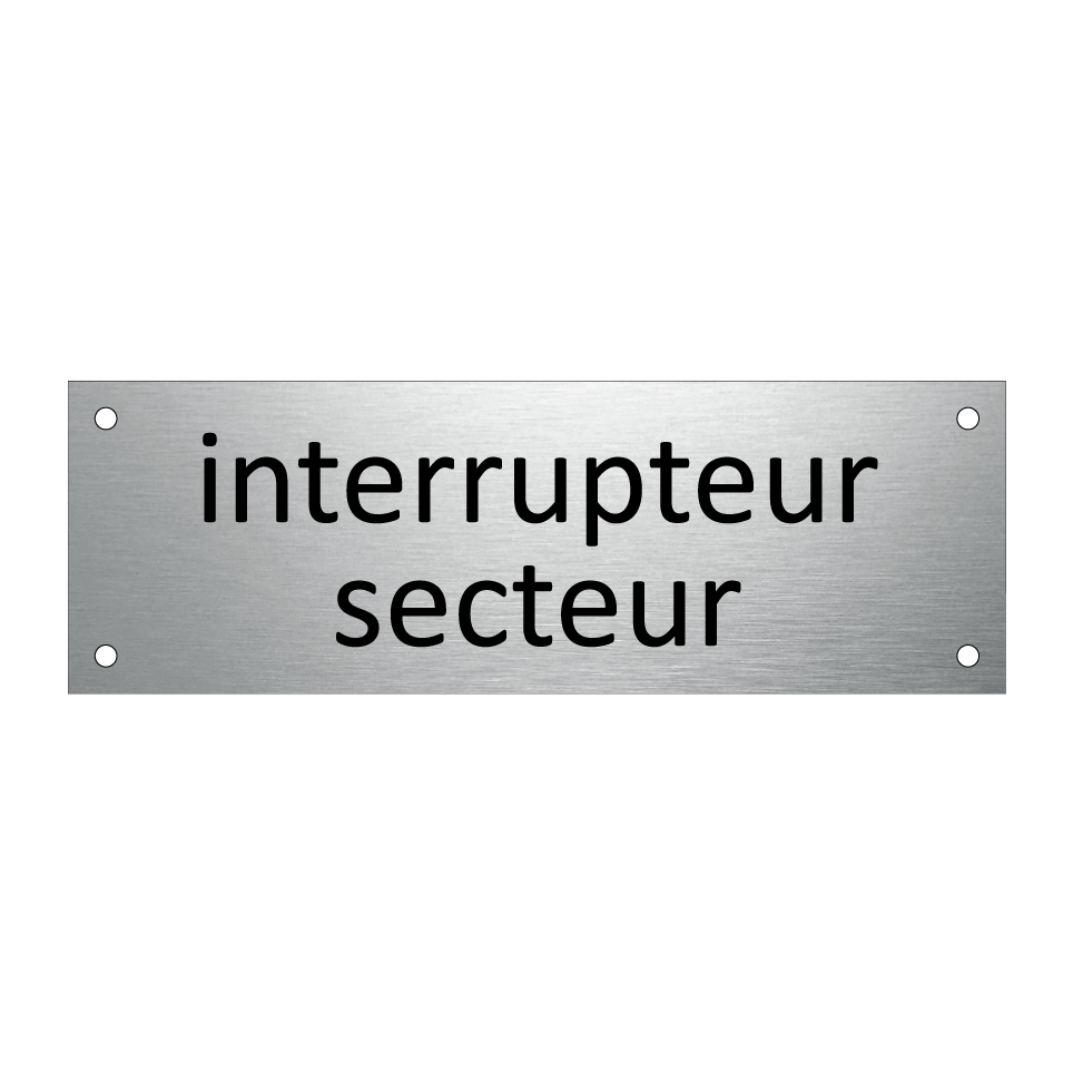 Interrupteur secteur