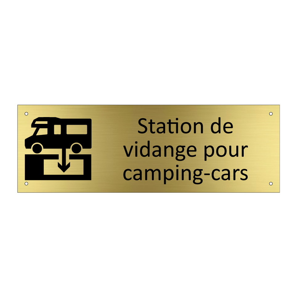 Station de vidange pour camping-cars