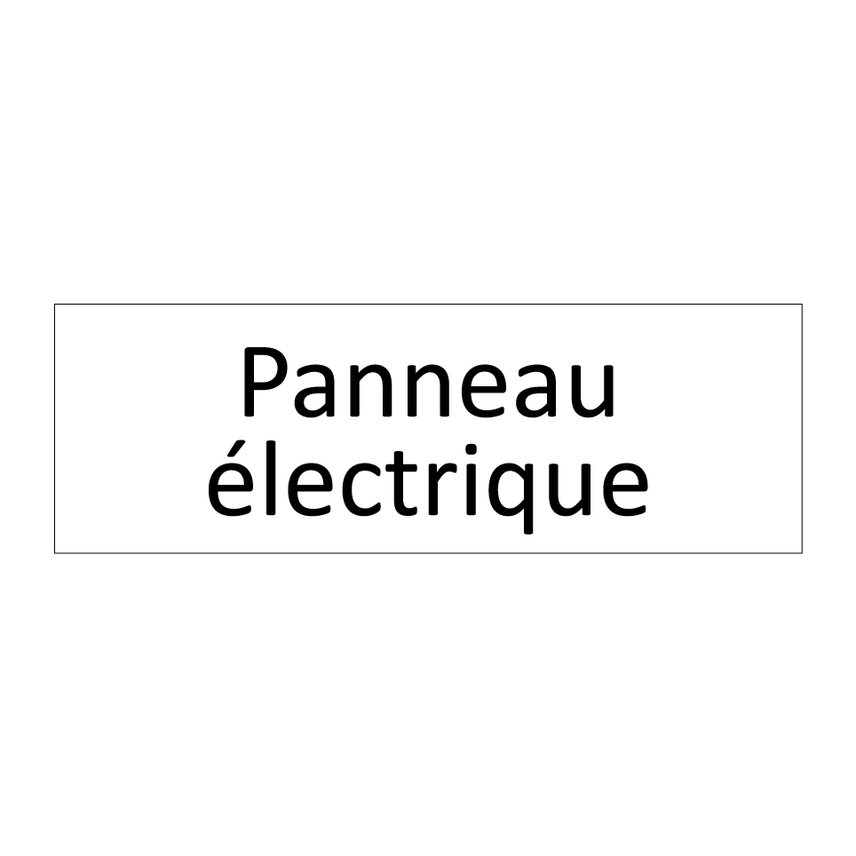 Panneau électrique