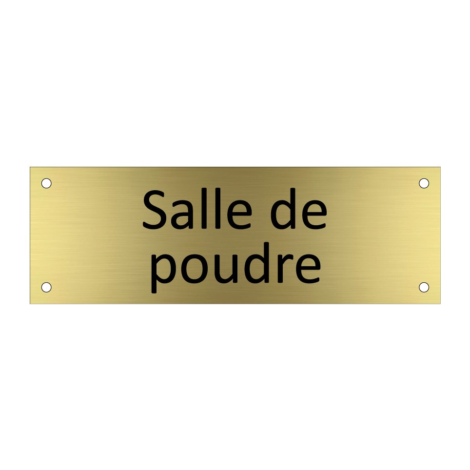 Salle de poudre