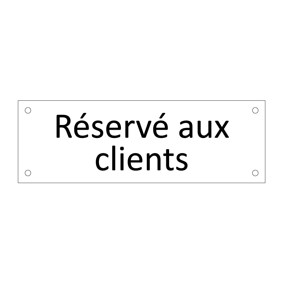 Réservé aux clients