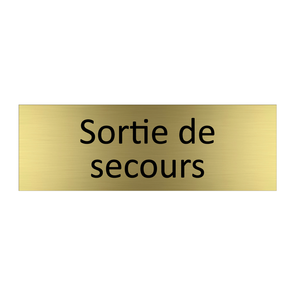 Sortie de secours