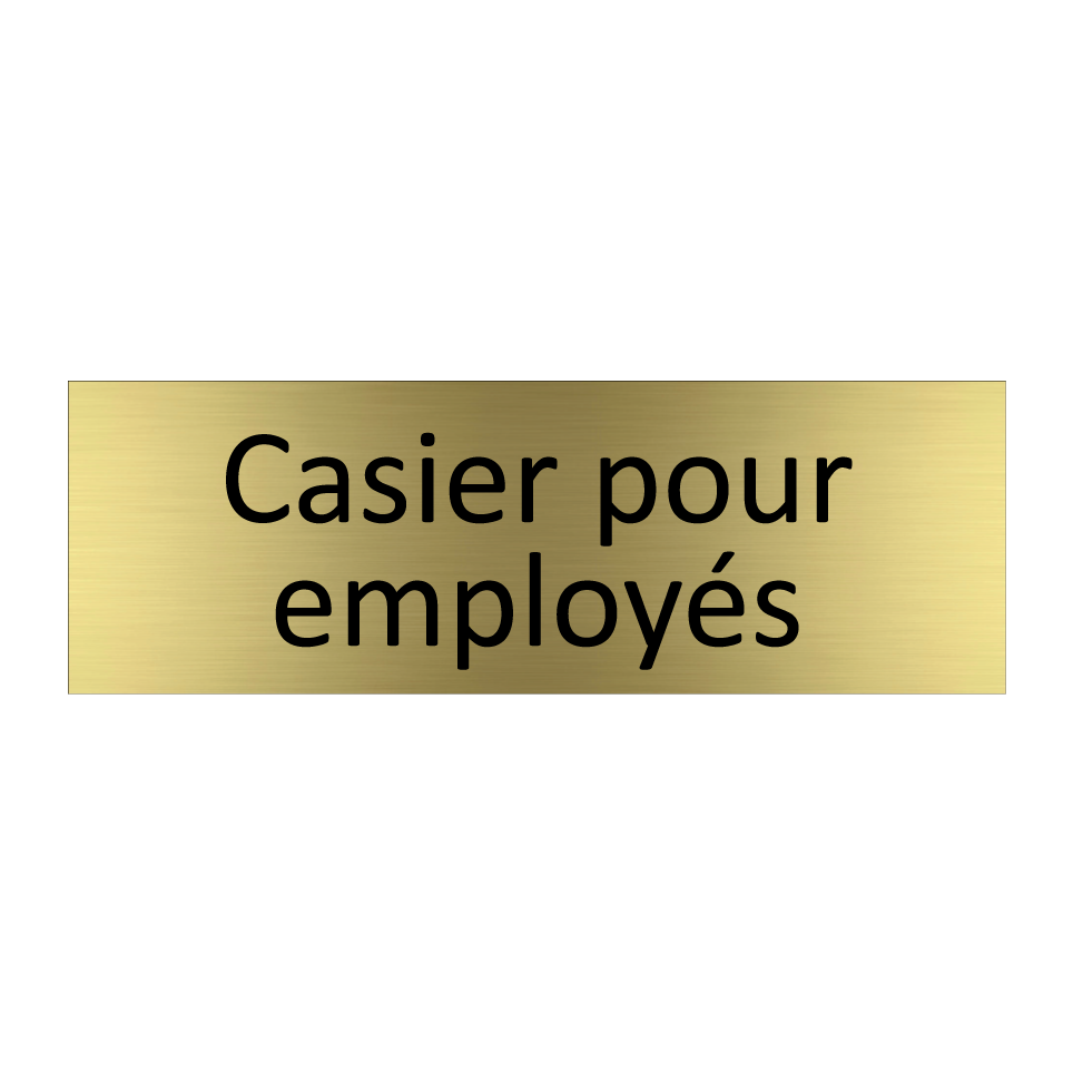 Casier pour employés