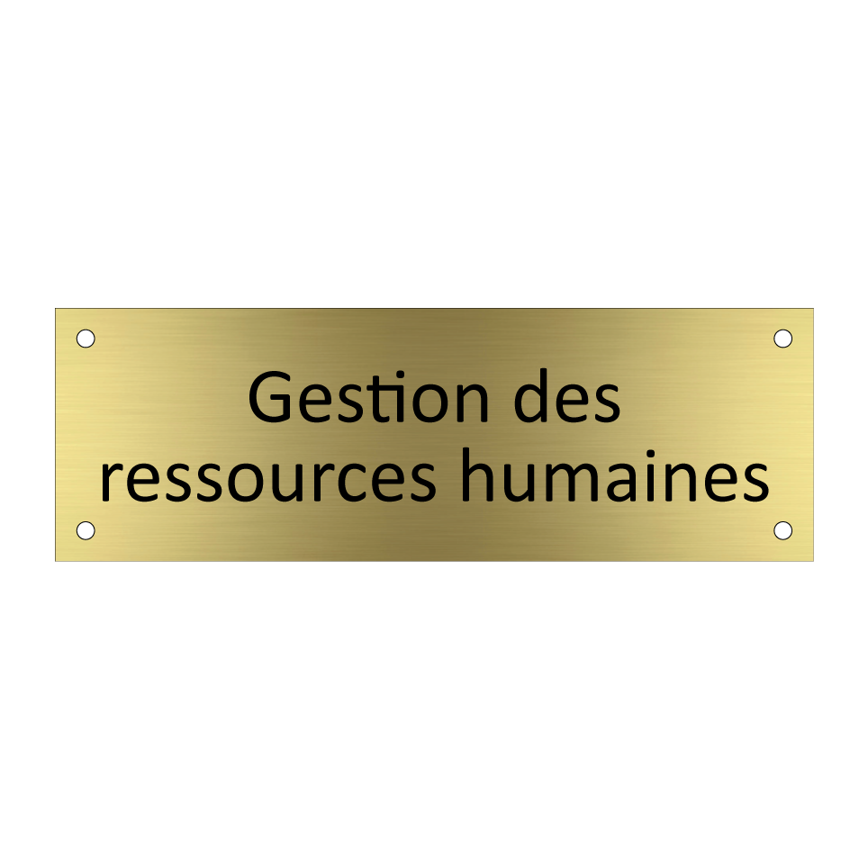 Gestion des ressources humaines