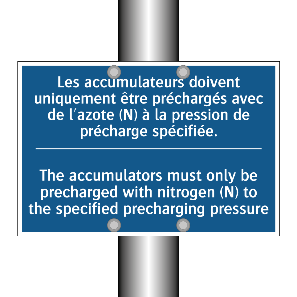 Les accumulateurs doivent uniquement /.../ - The accumulators must only be /.../