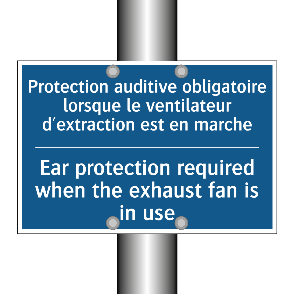 Protection auditive obligatoire /.../ - Ear protection required when the /.../