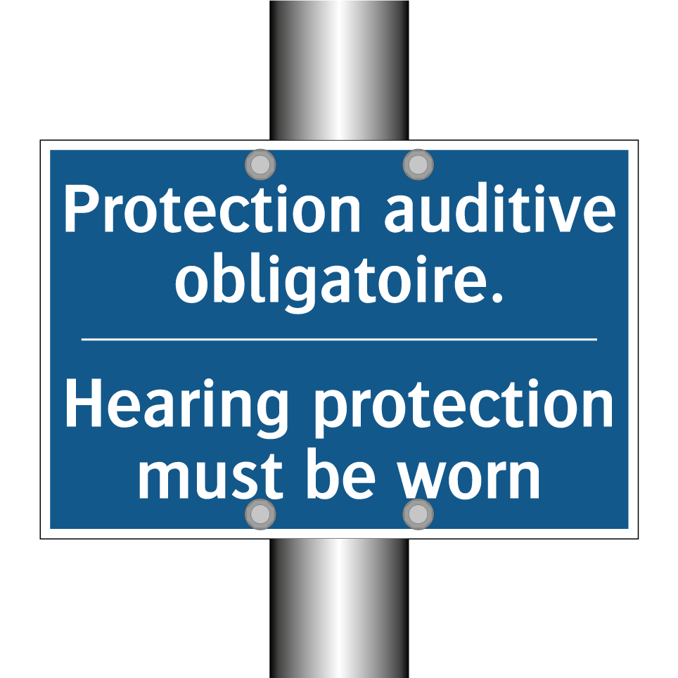 Protection auditive obligatoire. /.../ - Hearing protection must be worn /.../