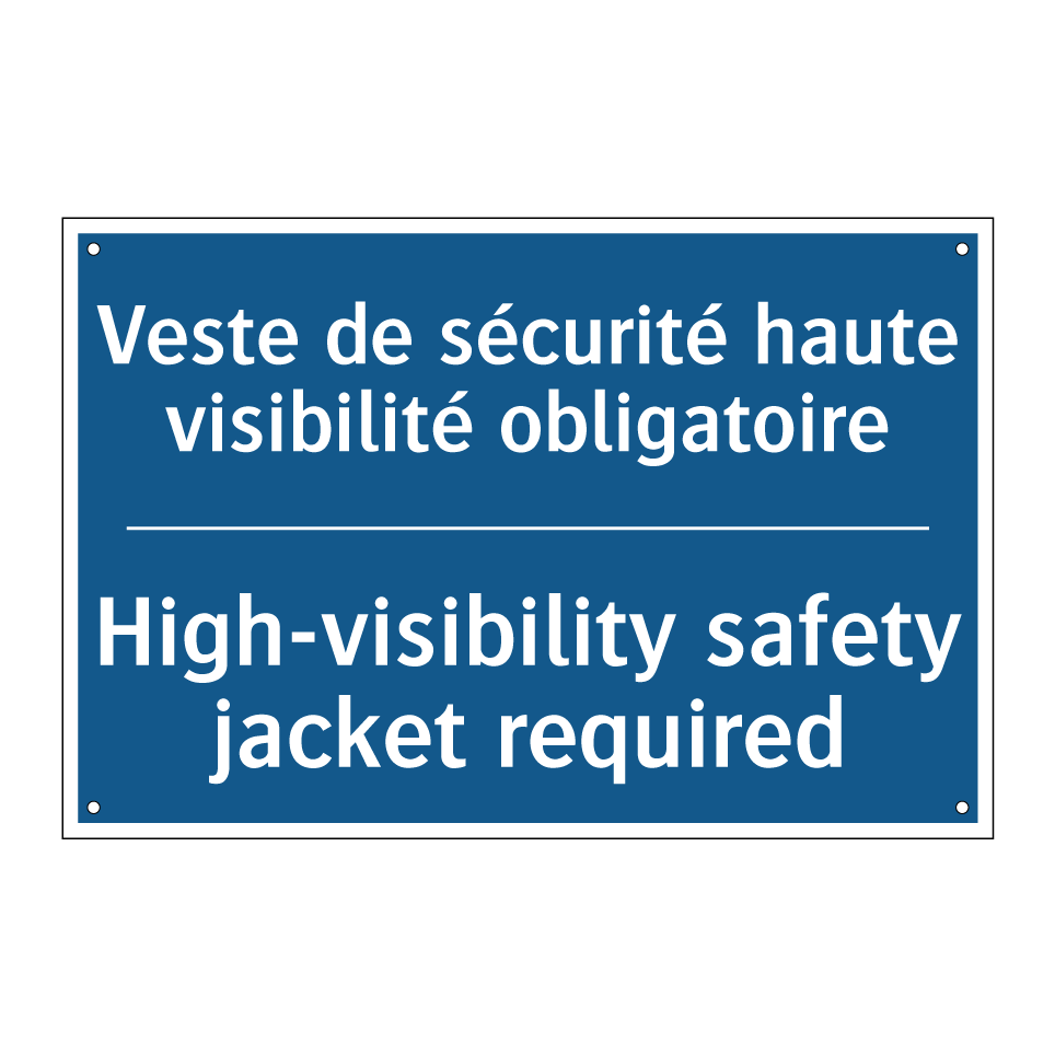 Veste de sécurité haute visibilité /.../ - High-visibility safety jacket /.../