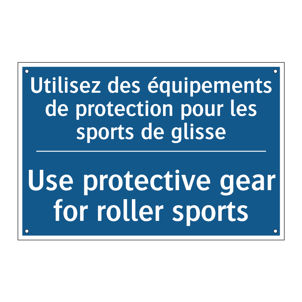 Utilisez des équipements de protection /.../ - Use protective gear for roller /.../