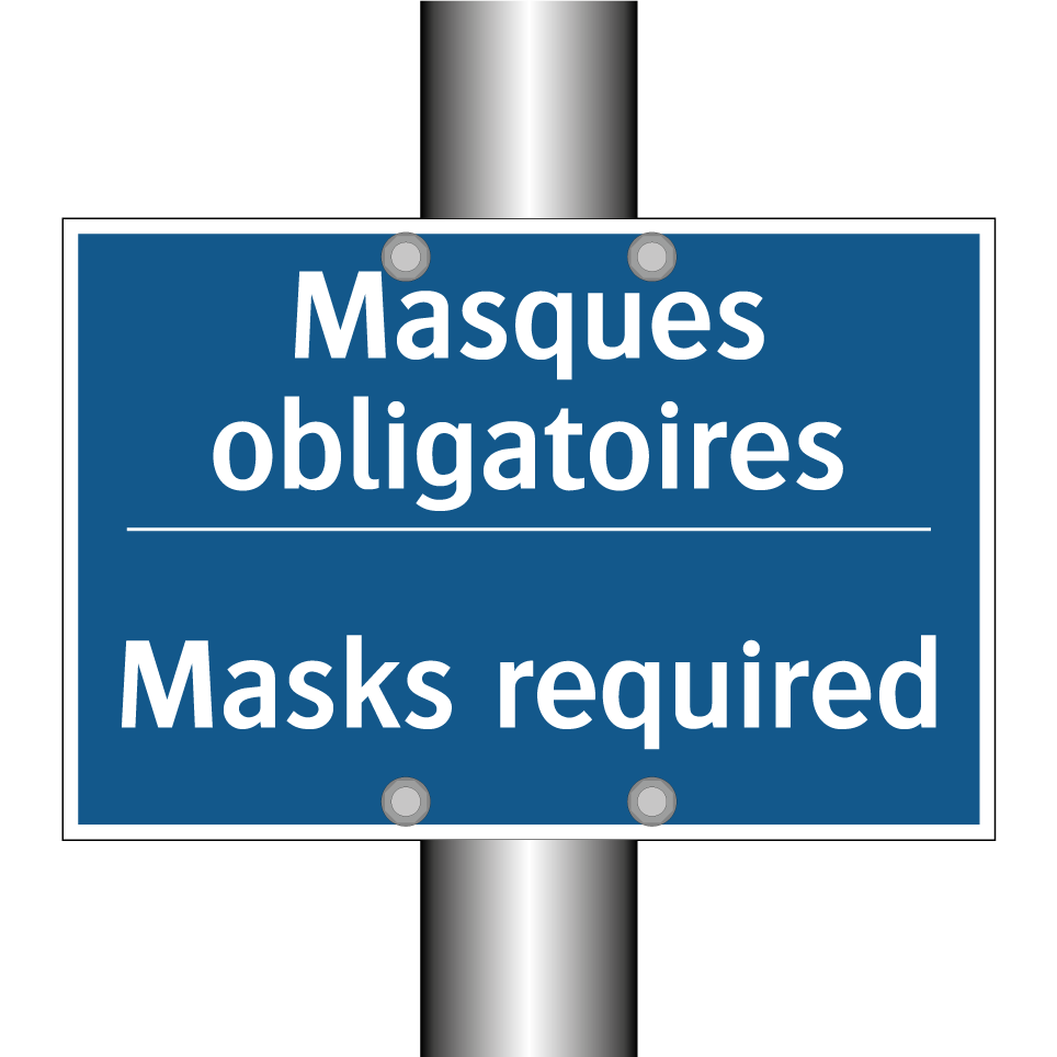 Masques obligatoires - Masks required