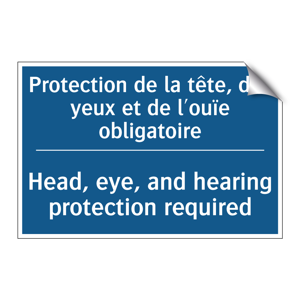 Protection de la tête, des yeux /.../ - Head, eye, and hearing protection /.../
