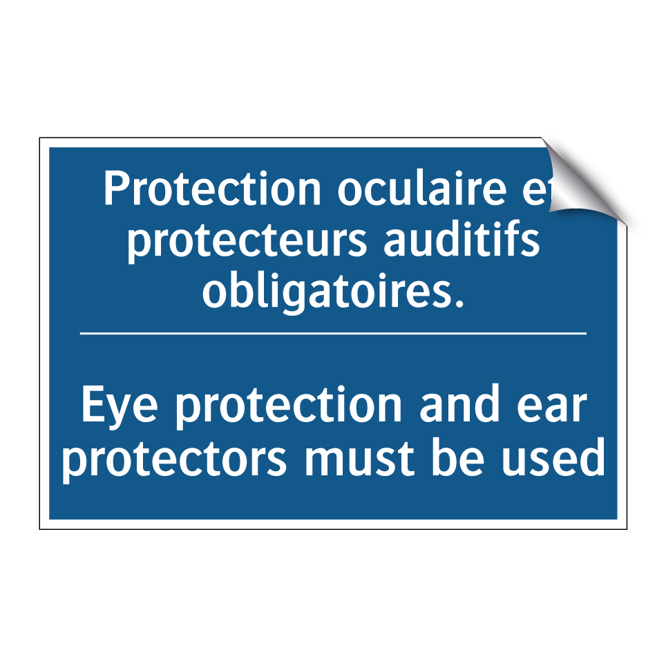 Protection oculaire et protecteurs /.../ - Eye protection and ear protectors /.../
