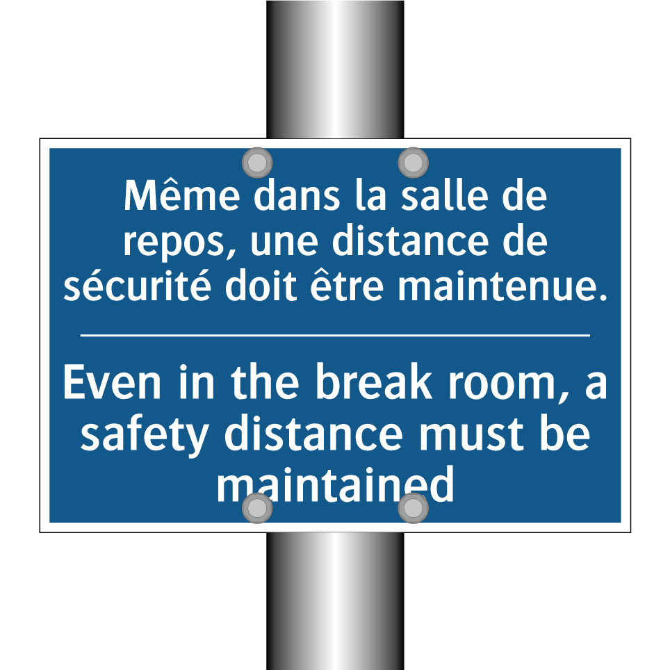 Même dans la salle de repos, une /.../ - Even in the break room, a safety /.../