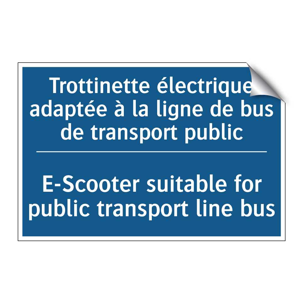 Trottinette électrique adaptée /.../ - E-Scooter suitable for public /.../