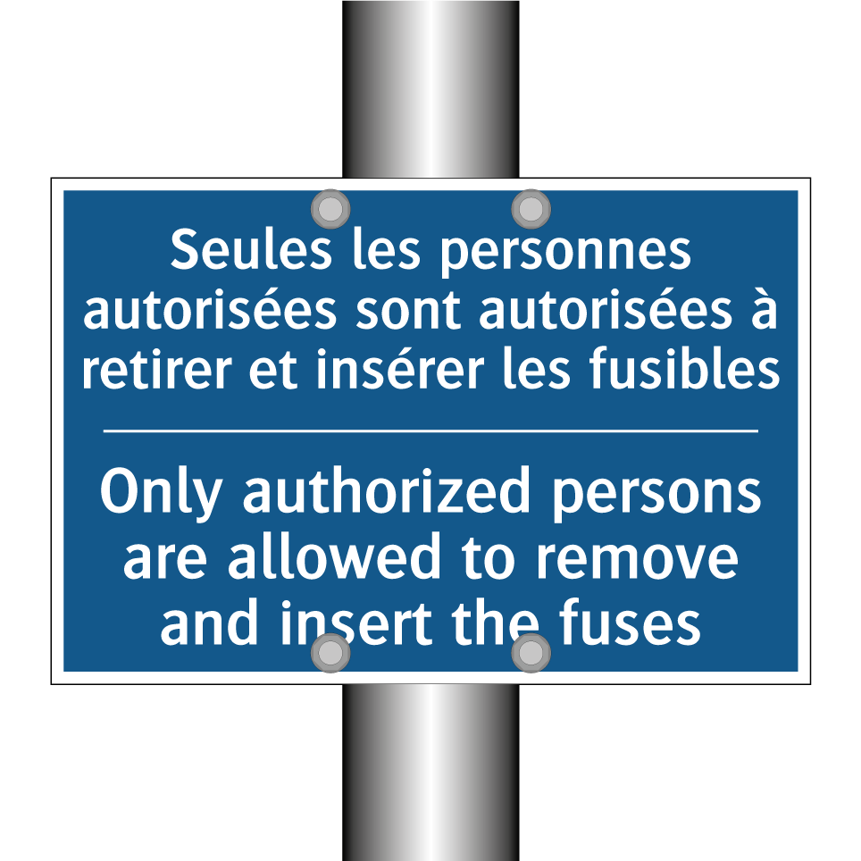 Seules les personnes autorisées /.../ - Only authorized persons are allowed /.../
