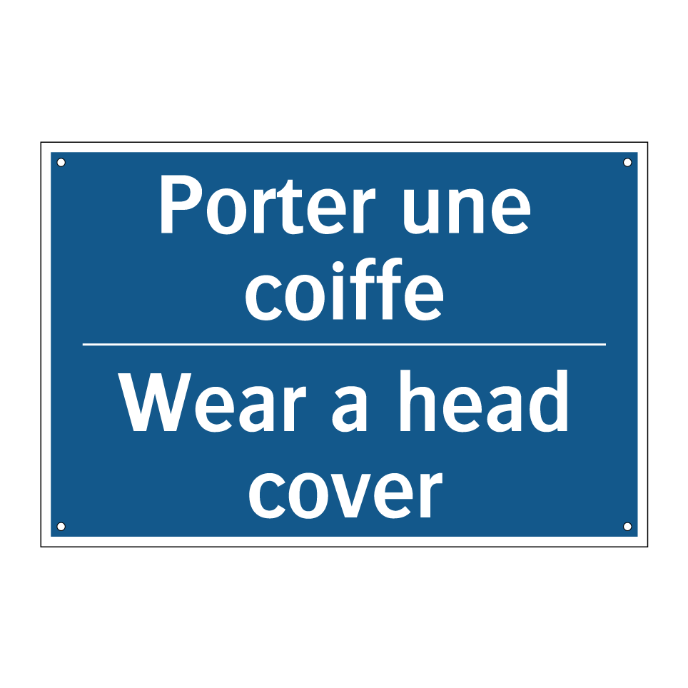 Porter une coiffe - Wear a head cover