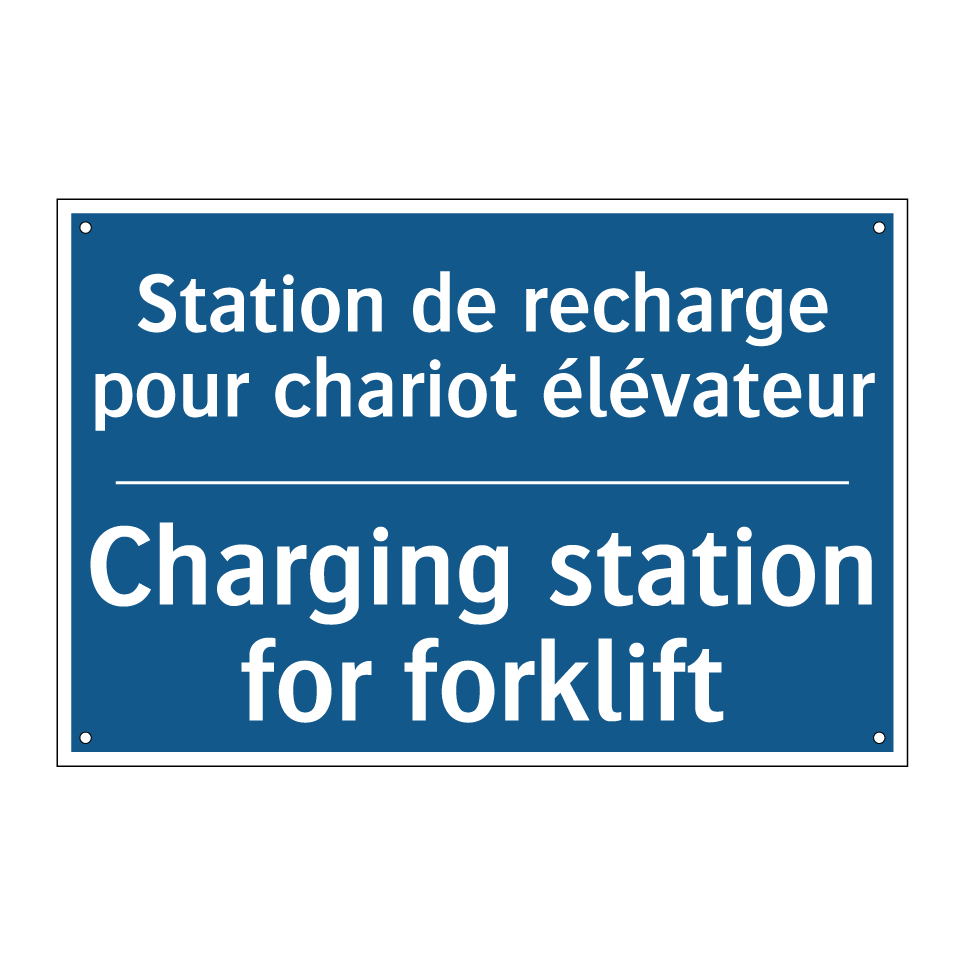 Station de recharge pour chariot /.../ - Charging station for forklift