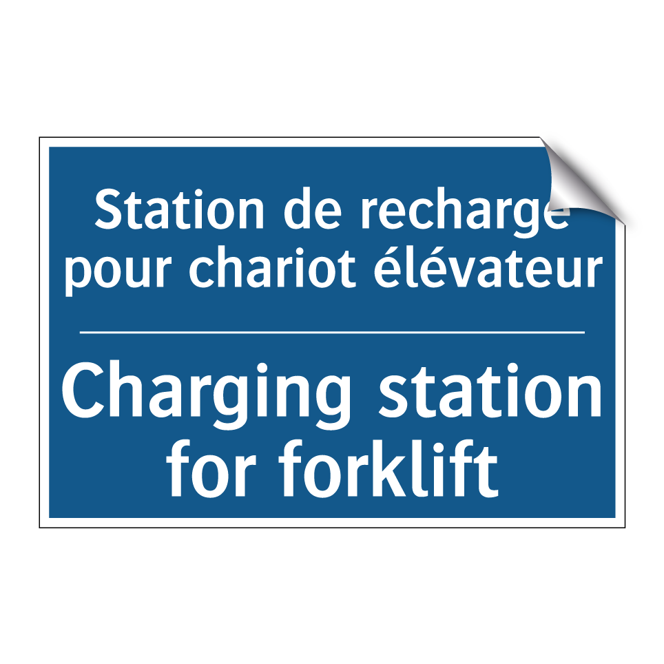 Station de recharge pour chariot /.../ - Charging station for forklift