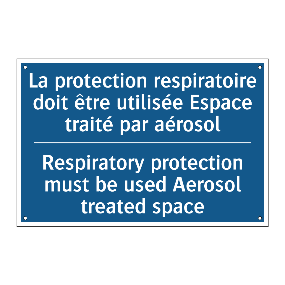 La protection respiratoire doit /.../ - Respiratory protection must be /.../