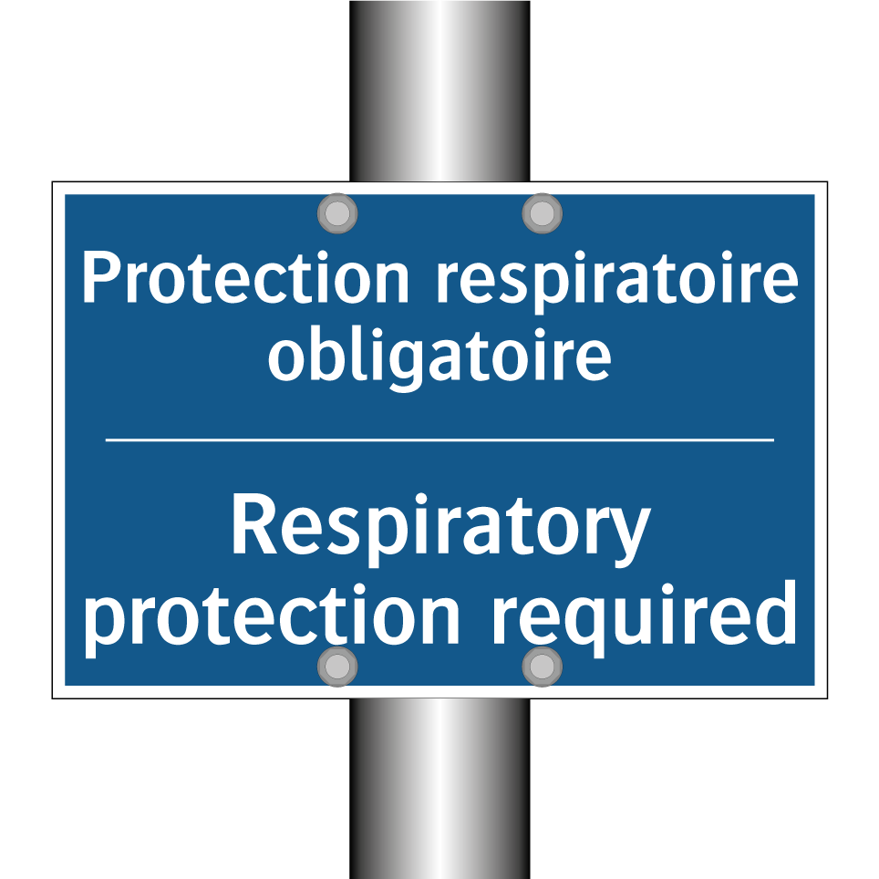 Protection respiratoire obligatoire /.../ - Respiratory protection required /.../