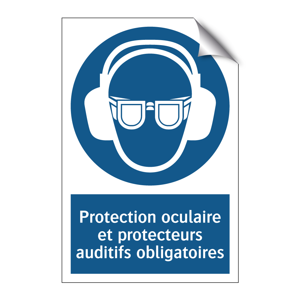 Protection oculaire et protecteurs auditifs obligatoires.